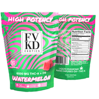 FVKD Exotics High Potency Gummies 6000MG